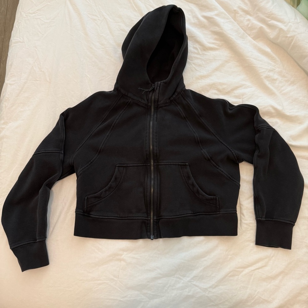 Lululemon Black Scuba Zip Up Sweater